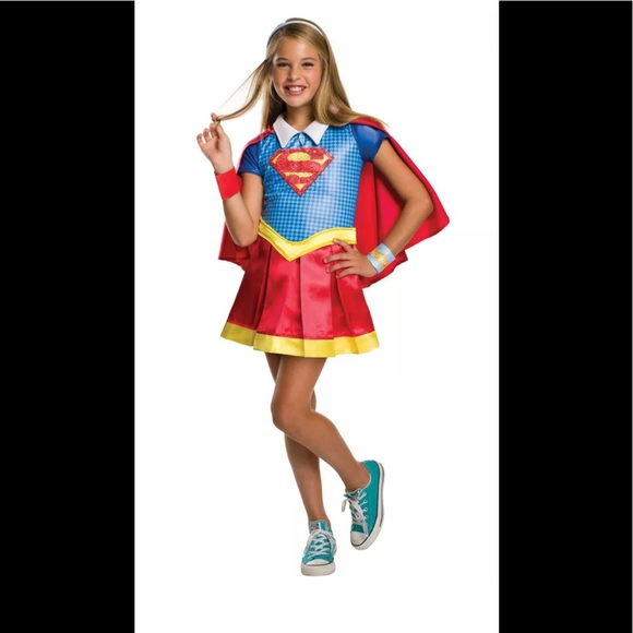 Rubie's Other - RUBIE'S | Girls Size L (12-14) | DC SUPER HERO GIRLS SUPERGIRL Child Costume NEW